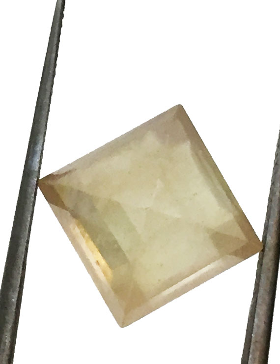 9.76 ct/10.85 ratti Natural Certified Bangkok Pukhraj/Yellow Sapphire